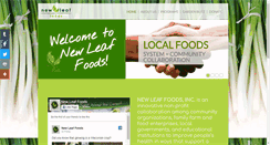 Desktop Screenshot of newleaffoods.org