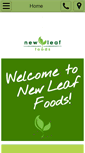 Mobile Screenshot of newleaffoods.org